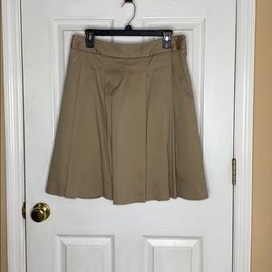 Merona khaki A-line skirt
